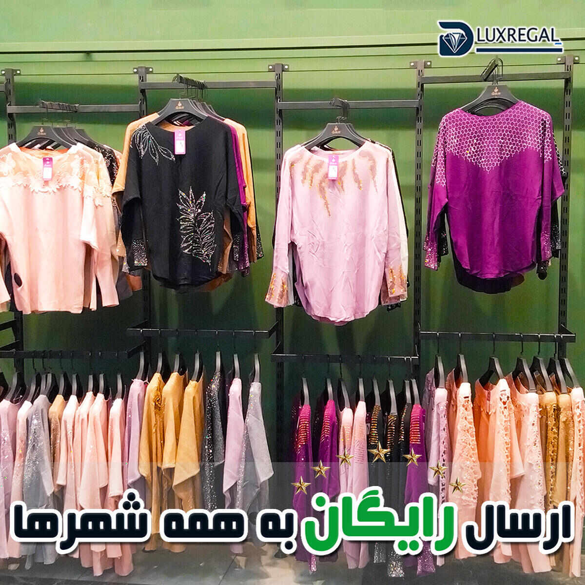 رگال فلزی دوشیار فروشگاهی